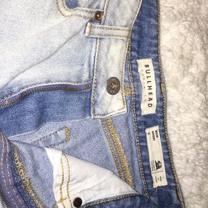 High wasted denim shorts